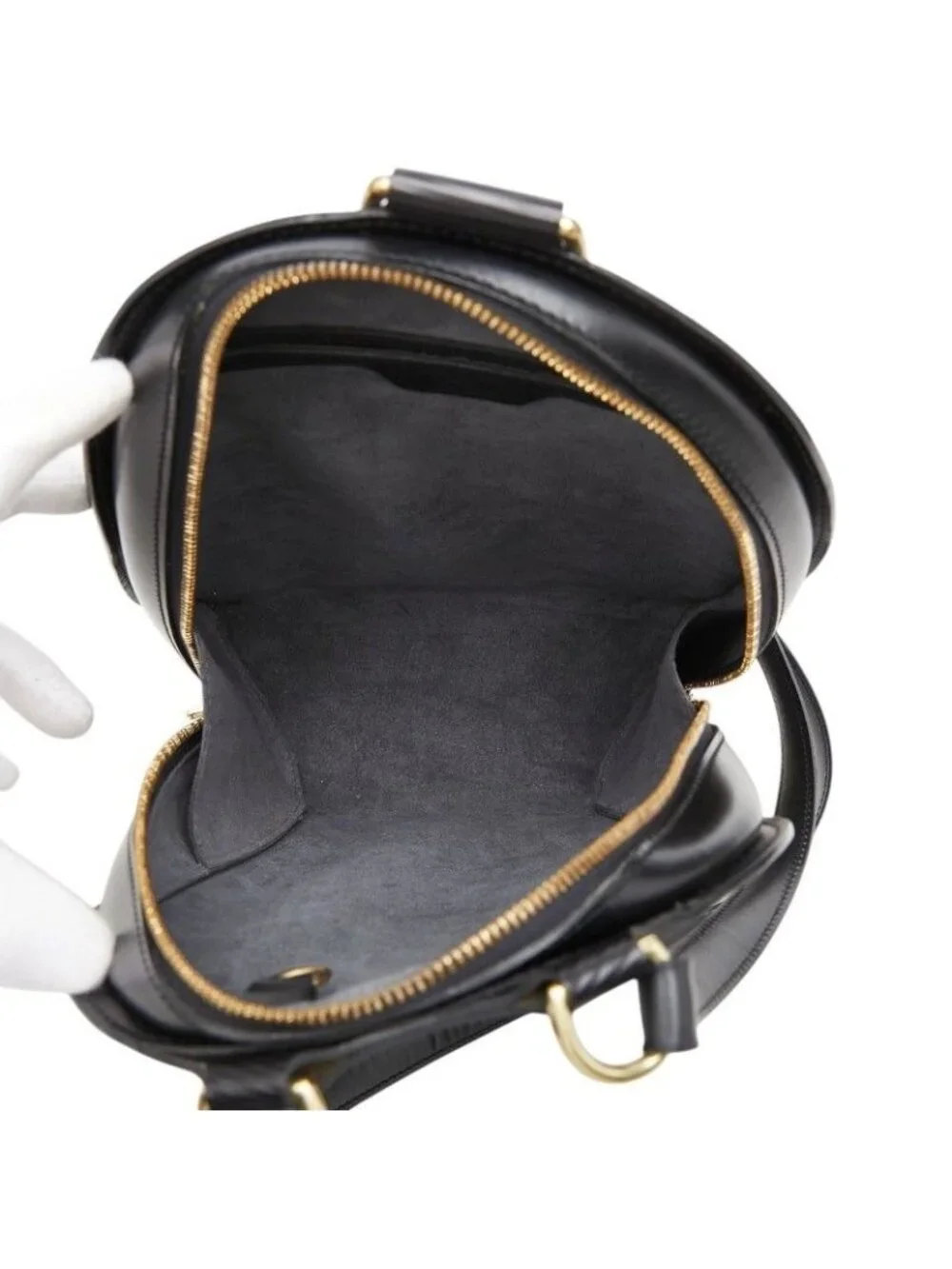 Louis Vuitton Epi Mabillon Backpack Noir Black Leather
